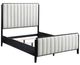 Coaster® Brookmead 4-Piece Black/Off-White California King Panel Bedroom Set-1