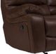 Porter International Designs Ramsey 6-Piece Rodeo Brown Leather-Look Manual Reclining Sectional-2