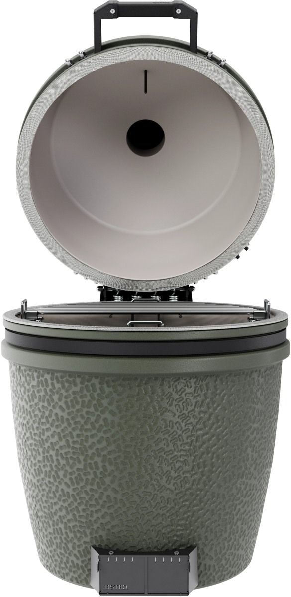 BSTRD® Pro Large Solo 19" Alpine Green Freestanding Charcoal Grill-2