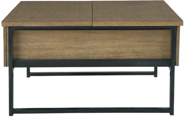Signature Design by Ashley® Montia Light Brown Lift Top Cocktail Table-3