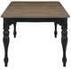 Liberty Furniture Magnolia Manor Weathered Bark Dining Table with Antique Black Base-3