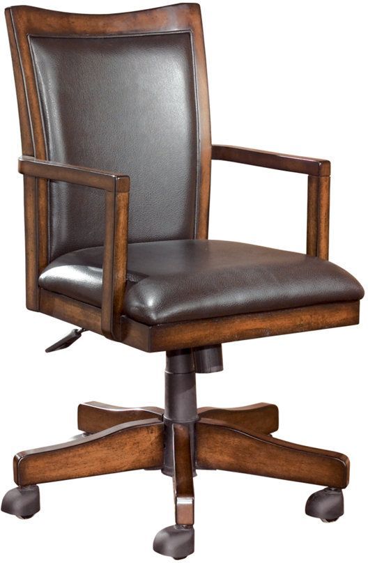 Signature Design by Ashley® Hamlyn 4-Piece Medium Brown Home Office Desk Set-3