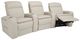 Palliser® Furniture Customizable Vertex 3-Seat Power Reclining Curved Home Theater Seating with Headrest and Lumbar-1