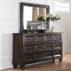 New Classic® Home Furnishings Sevilla Walnut Dresser and Mirror-1