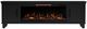 Legends Home Real Cozy Sonoma Seal Skin Black 78" Fireplace Console-3