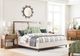 Kincaid® Monogram Walnut Pinehurst Walnut/White Queen Upholstered Panel Bed-1