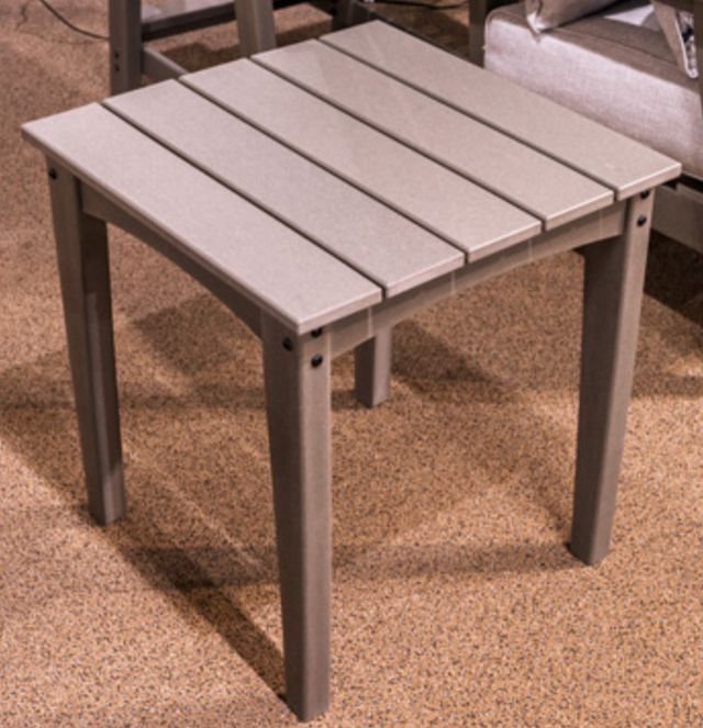 Signature Design by Ashley® Cove Beach Gray Stainless Steel Outdoor End Table-1