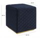 TOV Furniture Kent Navy Textured Velvet Cube Ottoman-3