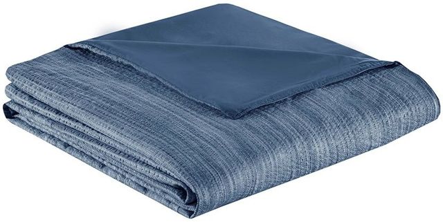 Olliix by Madison Park 3 Piece Navy King/California King Walter Printed Seersucker Duvet Cover Set-2