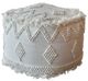 Uttermost® Uriah Soft Ivory Pouf-0