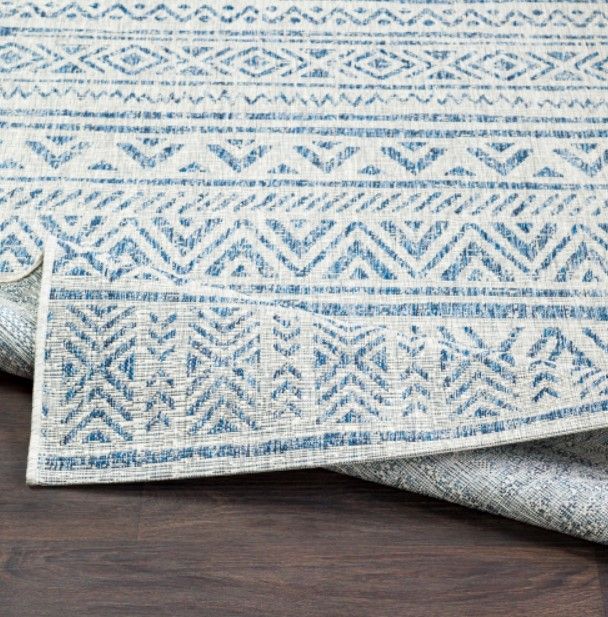 Surya Eagean Blue/Taupe 4'x6' Area Rug-3