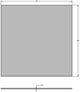 Amisco Customizable Carbon 36" White Glass Square Bar Table-2