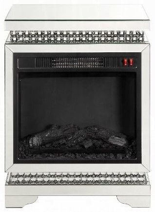 ACME Furniture Lotus Mirrored Fireplace-1