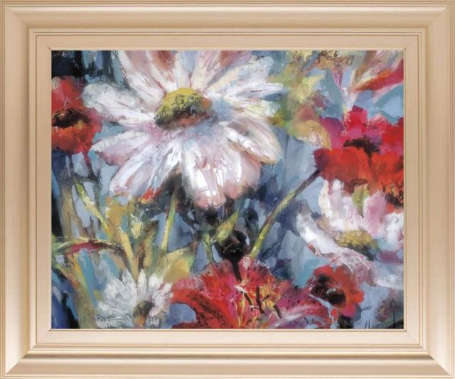 Classy Art Tangled Garden I by Brent Heighton Framed Print Wall Art-0