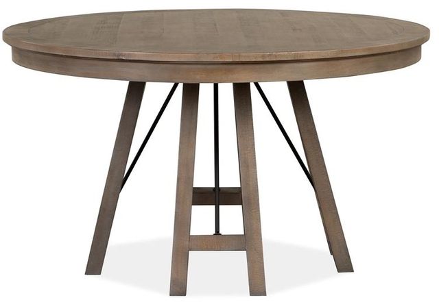 Magnussen Home® Paxton Place Dovetail Grey 52" Round Dining Table-1