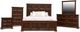 Vintage Furniture Milton King Panel Bed-1