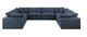 Meridian Furniture Comfy 8-Piece Navy Sectional-2