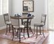 Powell® Franklin 5-Piece Pewter Height Dining Set-2