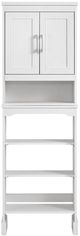 Linon Barkley White Tall Wall Cabinet-2