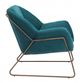 Zuo® Stanza Green Arm Chair-2
