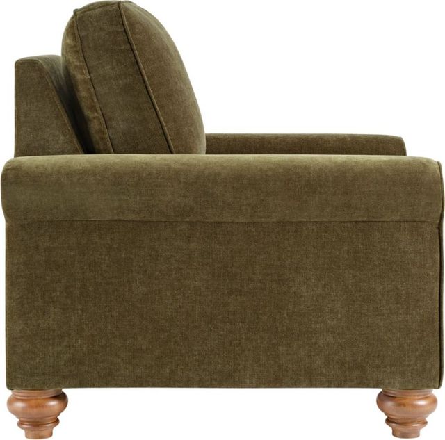 Best® Home Furnishings Customizable Weston Fabric Manual Recliner with Dark Walnut Legs-4