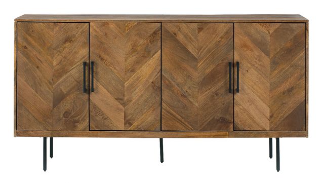 Signature Design by Ashley® Prattville Brown Accent Cabinet-1
