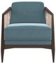 Caracole® Rope Me In Caracole Upholstery French Roast/Lagoon Chair-1