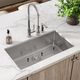 Elkay Crosstown® Polished Satin 33'' FR2-Hole Single Bowl Dual Mount Sink Kit-4