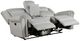 Homelegance® Brennen Mist Double Manual Reclining Loveseat with Center Console-4