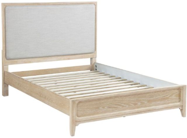 Winners Only® Westfield Sand/White Youth Full Upholstered Panel Bed-2