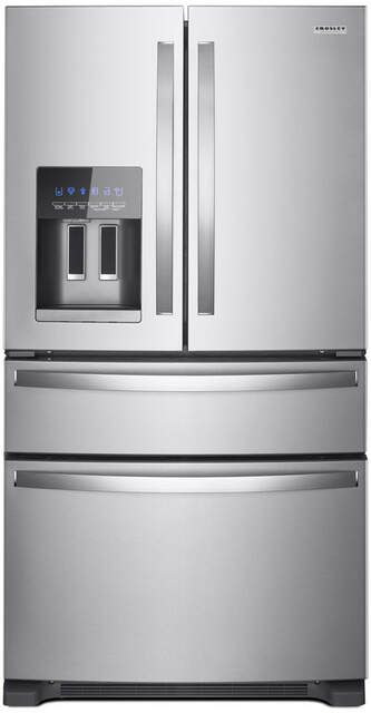 Crosley® 36" 24.5 Cu. Ft. Stainless Steel French Door Refrigerator -0