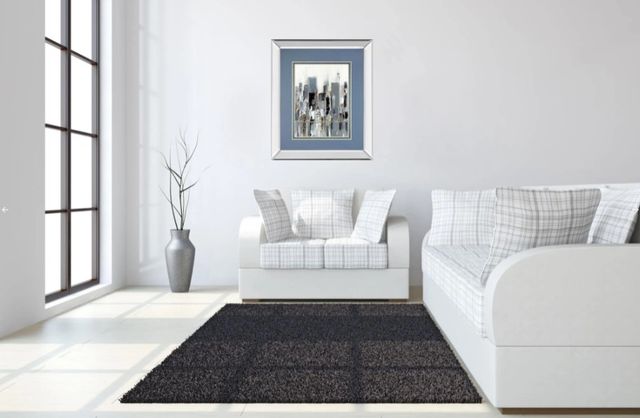 Classy Art City Bridge by Aziz Kadmiri Mirror Framed Wall Art-3