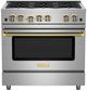BlueStar® Culinary RCS Series 36" Stainless Steel Pro Style Liquid Propane Gas Range-0