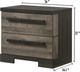 Crown Mark Remington Gray Nightstand-2