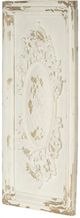 A & B Home Alcott White Single Decorative Wall Panel-1