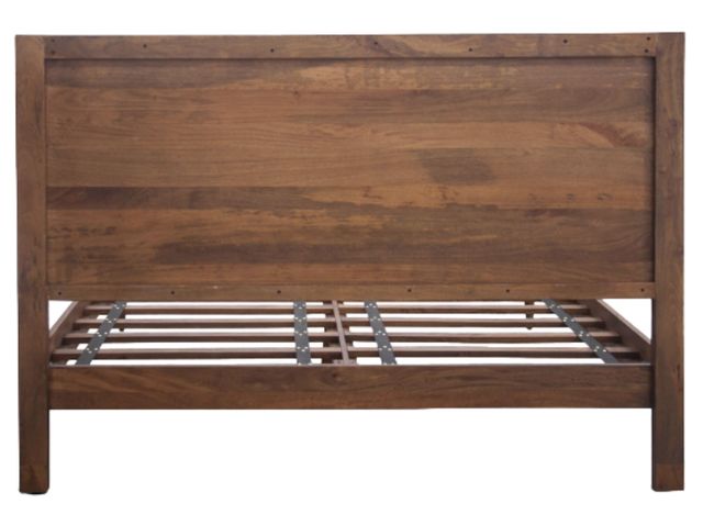 Home Trends & Design Santa Cruz Antique Bronze/Brown Queen Panel Bed-3