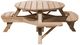 C R Plastics Beige Wheelchair Accessible Picnic Table-0