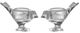 A & B Home 6-Piece Clear Glass Bird Candle Holder Set-1