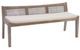 Powell® Beaux Beige/Brown Bench-0