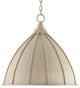 Currey & Company Fenchurch Oyster Cream Pendant Lighting-0