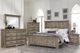 Vaughan-Bassett Woodlands Driftwood Sleigh King Footboard-2