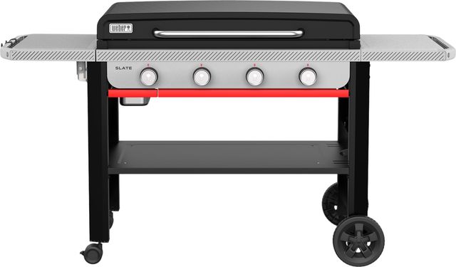 Weber® Slate® 36" 4-Burner Black Rust-Resistant Outdoor Freestanding Liquid Propane Griddle-0