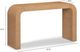 TOV Furniture Hump Natural Arched Console Table-2