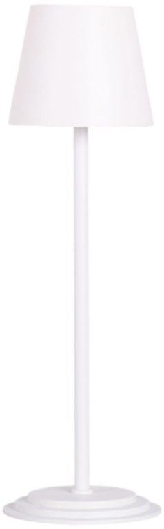 Classy Living 2-Piece Eclipse Aura II Matte White Accent Lamp Set-0