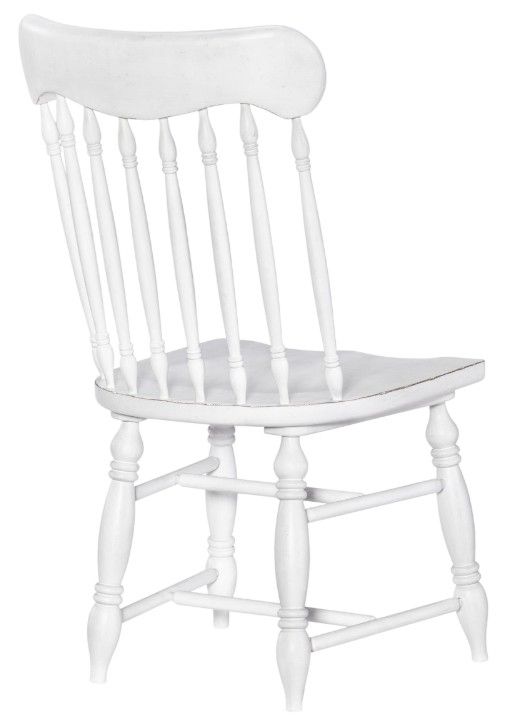 Legacy Classic Vintage Market Picket Fence Turned Spindle Dining Side Chair-1