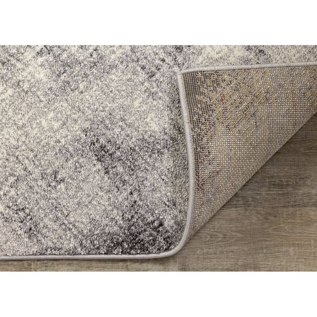 Kalora Interiors Soho Grey White and Yellow 2'0" x 3'7" Rug-1