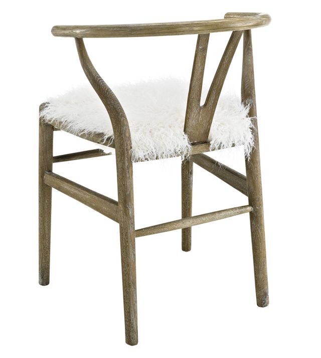 Linon Ellis Gray Wash Wishbone Side Chair-2