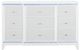 Global Furniture USA Alina 5-Piece White Full Panel Bedroom Set with LED-2