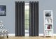 Monarch Specialties Inc. 2-Piece Grey 52" x 84" Room Darkening Curtain Panel Set-1