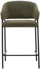 Dovetail Furniture Cathey 2-Piece Olive Counter Stool Set-1